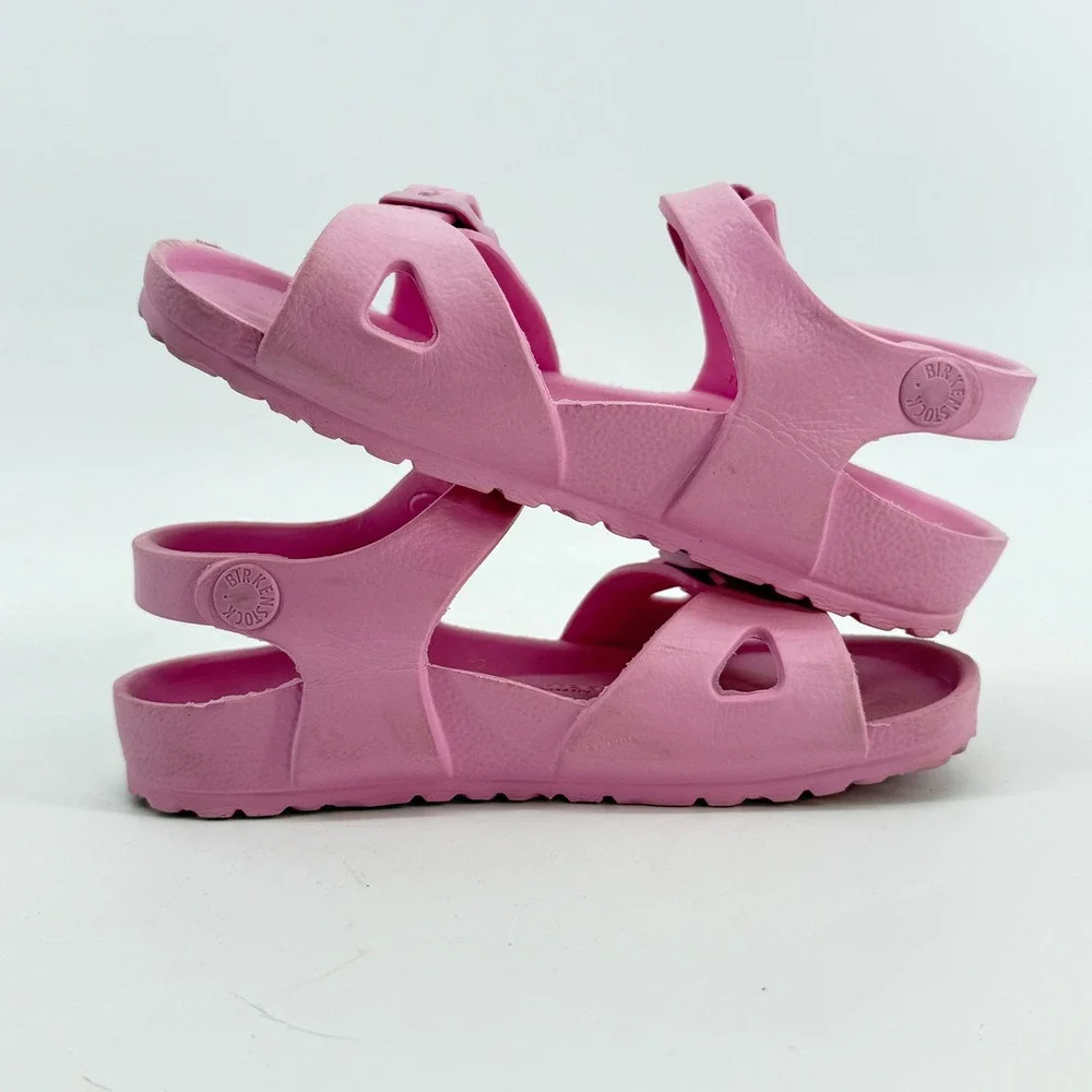 Birkenstock Rio EVA Sandals Kids Size 26 Pink Waterproof Lightweight Strappy